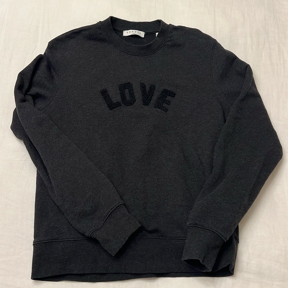 Sandro LOVE crewneck sweater